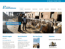 Tablet Screenshot of bauernstimme.de